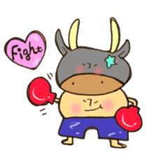 A constellation  Mr. Taurus mushroom. sticker #11419225