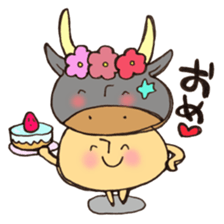 A constellation  Mr. Taurus mushroom. sticker #11419230