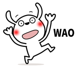 Cute rabbit 7st sticker #11419278