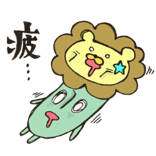 Mr. Leo mushroom sticker #11419460