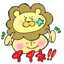 Mr. Leo mushroom sticker #11419464