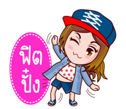 Nam Pu Jeans Lover Girl sticker #11419560