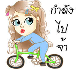 Hana lovely girl sticker #11419754