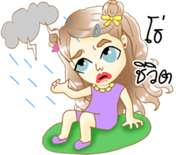 Hana lovely girl sticker #11419771