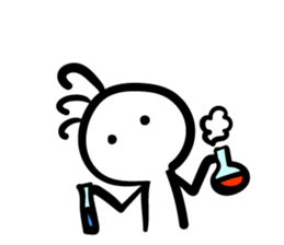 Cave painting of Native American 5 sticker #11419833