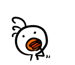 Cave painting of Native American 5 sticker #11419839