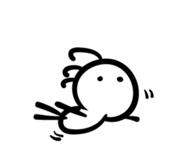 Cave painting of Native American 5 sticker #11419845