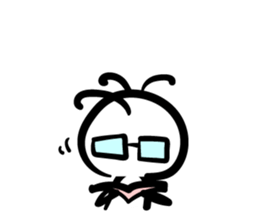 Cave painting of Native American 5 sticker #11419846