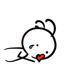 Cave painting of Native American 5 sticker #11419857