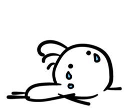 Cave painting of Native American 5 sticker #11419860