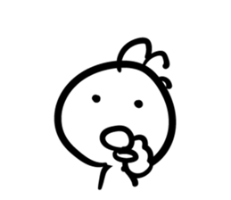 Cave painting of Native American 5 sticker #11419862