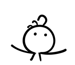 Cave painting of Native American 5 sticker #11419867