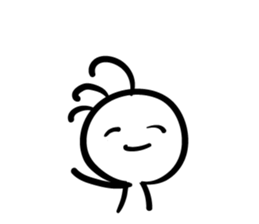 Cave painting of Native American 5 sticker #11419869