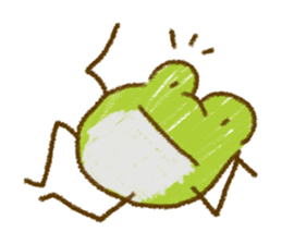 Keko the frog "frog's graffiti" sticker #11420073