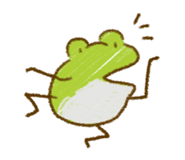 Keko the frog "frog's graffiti" sticker #11420075