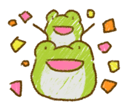 Keko the frog "frog's graffiti" sticker #11420076