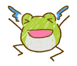 Keko the frog "frog's graffiti" sticker #11420077