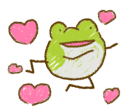 Keko the frog "frog's graffiti" sticker #11420080