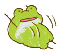 Keko the frog "frog's graffiti" sticker #11420083