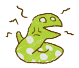 Keko the frog "frog's graffiti" sticker #11420085