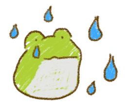 Keko the frog "frog's graffiti" sticker #11420086