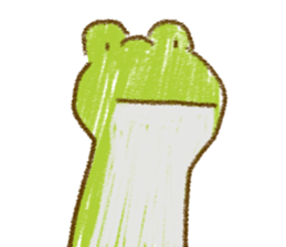 Keko the frog "frog's graffiti" sticker #11420088