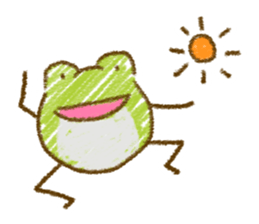 Keko the frog "frog's graffiti" sticker #11420092