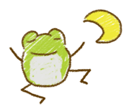 Keko the frog "frog's graffiti" sticker #11420093