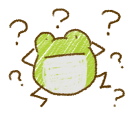 Keko the frog "frog's graffiti" sticker #11420096