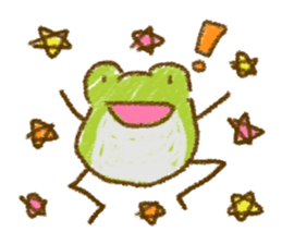 Keko the frog "frog's graffiti" sticker #11420097