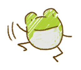Keko the frog "frog's graffiti" sticker #11420100