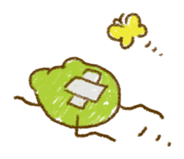 Keko the frog "frog's graffiti" sticker #11420103