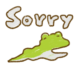 Keko the frog "frog's graffiti" sticker #11420106