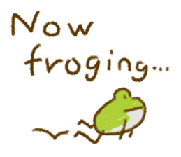 Keko the frog "frog's graffiti" sticker #11420107