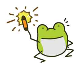 Keko the frog "frog's graffiti" sticker #11420108