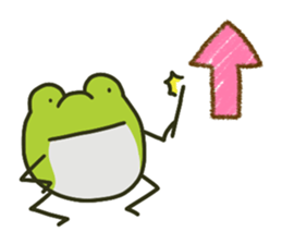 Keko the frog "frog's graffiti" sticker #11420110