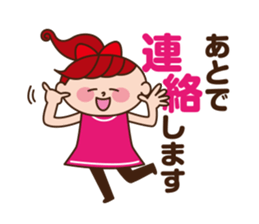 2 housewives conversation Sticker sticker #11420237