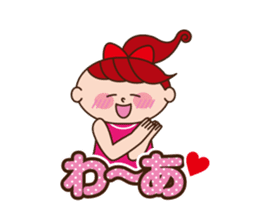 2 housewives conversation Sticker sticker #11420238