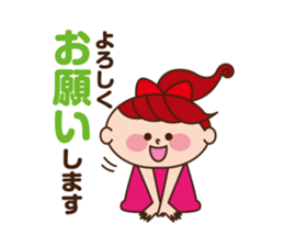 2 housewives conversation Sticker sticker #11420240