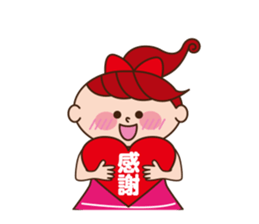 2 housewives conversation Sticker sticker #11420242