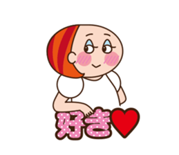 2 housewives conversation Sticker sticker #11420251