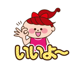 2 housewives conversation Sticker sticker #11420253