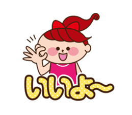 2 housewives conversation Sticker sticker #11420253