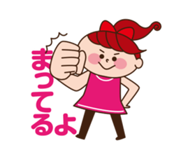 2 housewives conversation Sticker sticker #11420256