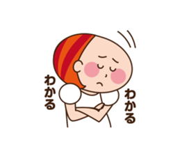 2 housewives conversation Sticker sticker #11420257