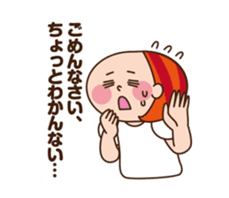 2 housewives conversation Sticker sticker #11420259