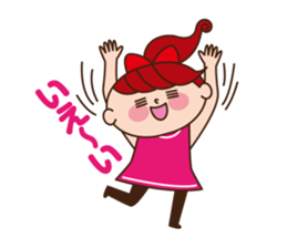 2 housewives conversation Sticker sticker #11420263