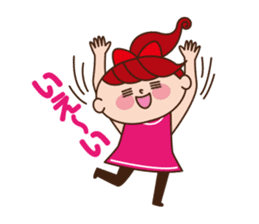 2 housewives conversation Sticker sticker #11420263