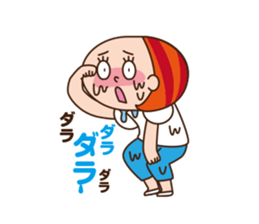 2 housewives conversation Sticker sticker #11420267