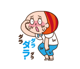 2 housewives conversation Sticker sticker #11420267